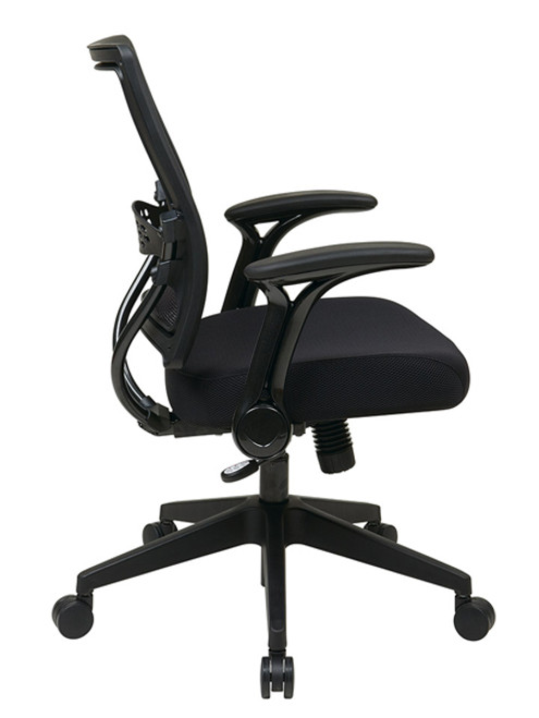 Office Star AirGrid Back and Mesh Seat Managers Chair with Flip Arms 67-37N1G5 Office Star AirGrid Back and Mesh Seat Managers Chair with Flip Arms 67-37N1G5